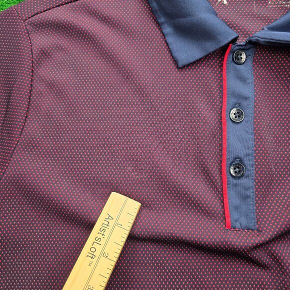 Houston Texans Polo Shirt Mens Medium/Large Red Short Sleeve NFL Football Sports - Picture 9 of 9